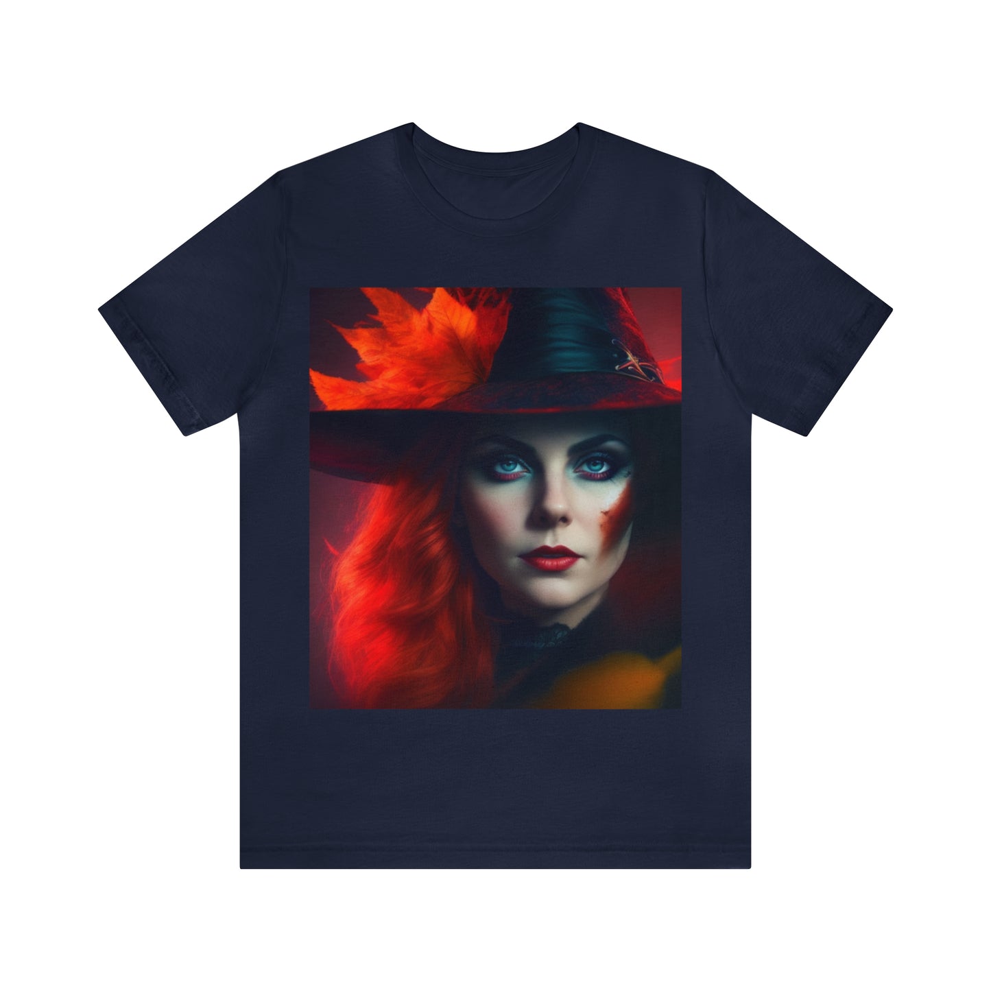 Camiseta de manga corta unisex Jersey - Halloween Witch AI - 03