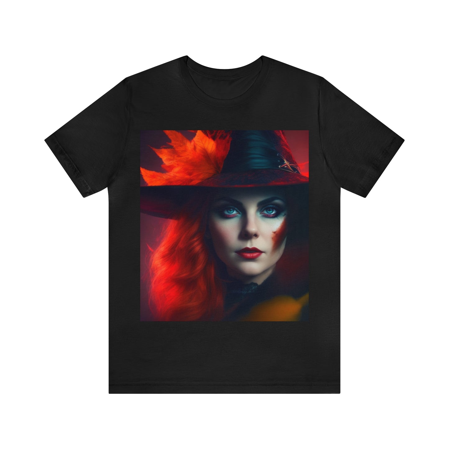 Camiseta de manga corta unisex Jersey - Halloween Witch AI - 03