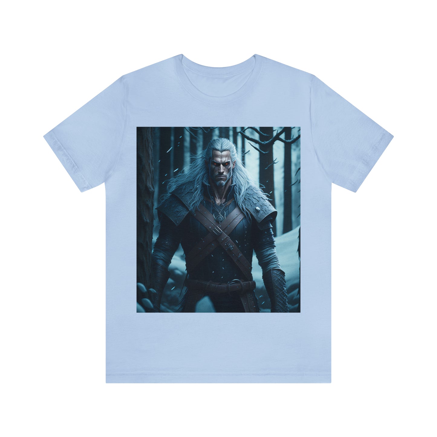 Camiseta de manga corta Unisex Jersey - Halloween Witch man AI - 01