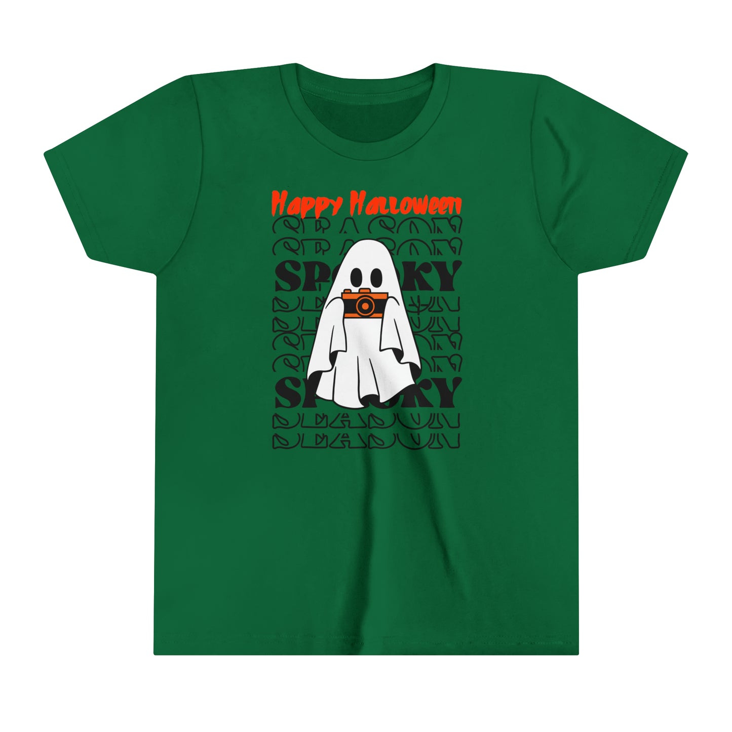 T-shirt à manches courtes pour jeunes - Halloween - Petit Fantôme - 08