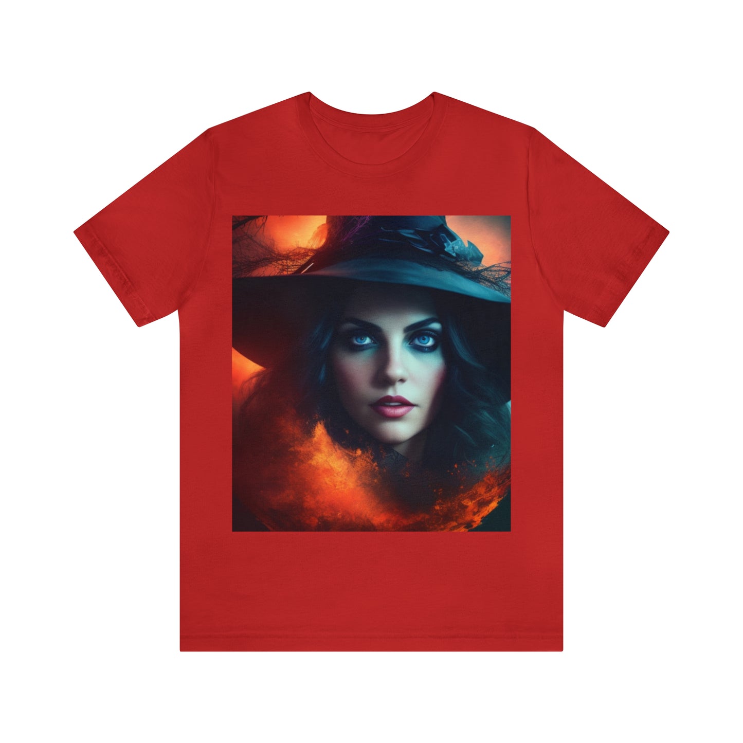 Camiseta de manga corta unisex Jersey - Halloween Witch AI - 07