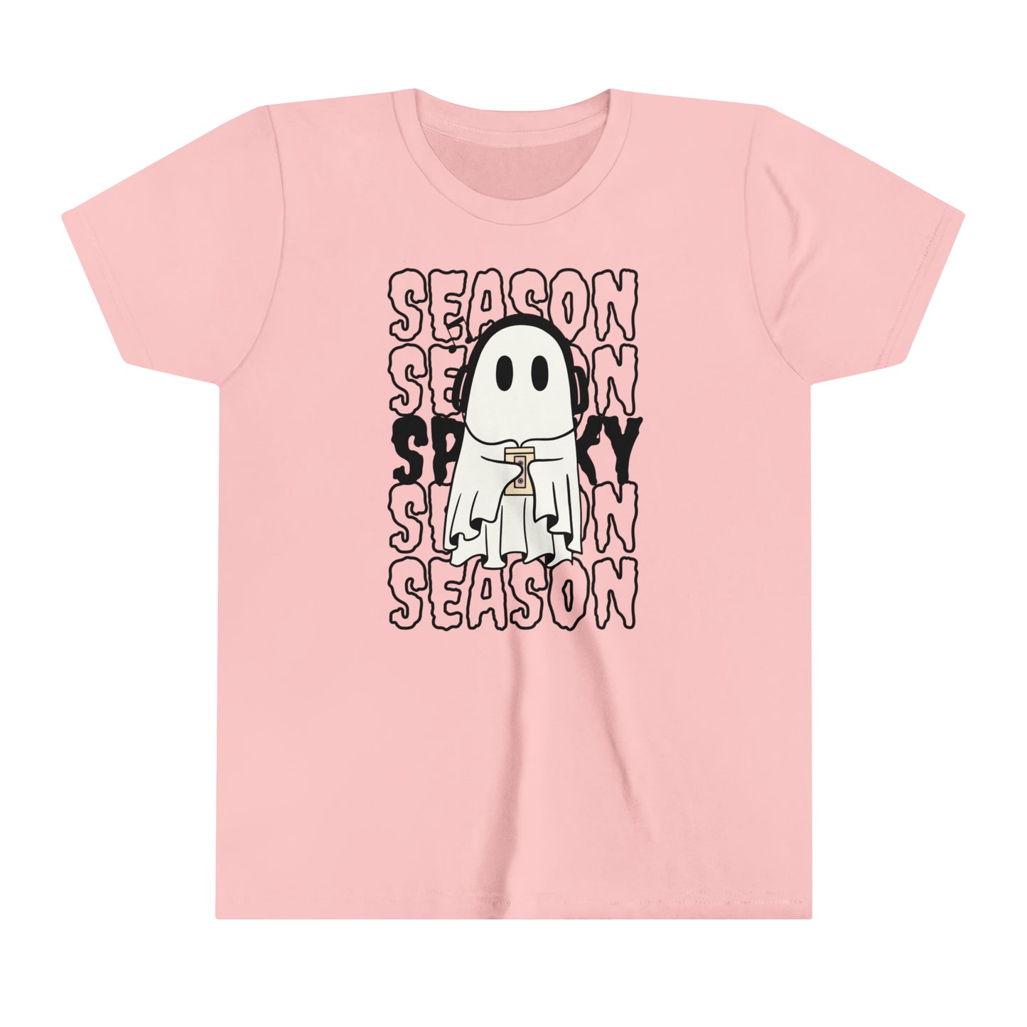 T-shirt à manches courtes pour jeunes - Halloween - Petit Fantôme - 16
