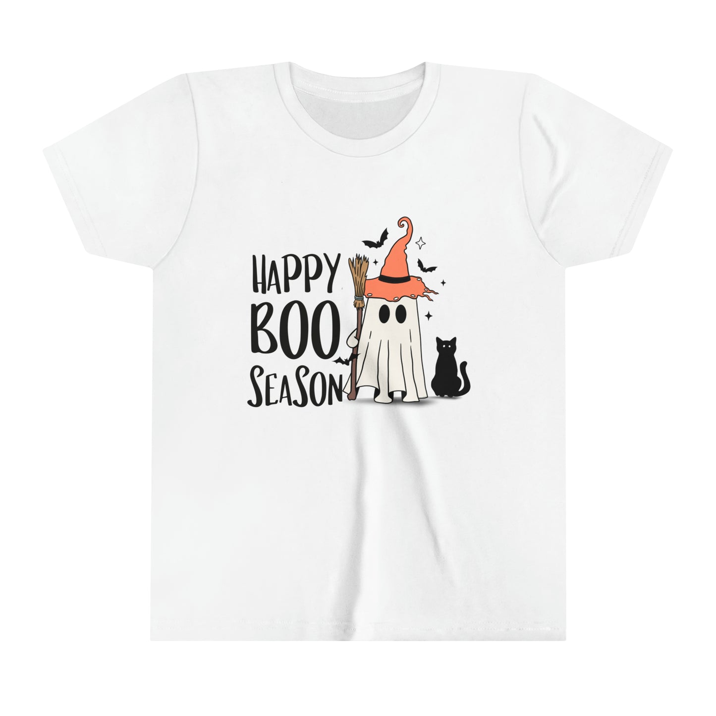 T-shirt à manches courtes pour jeunes - Halloween - Petit Fantôme - 22