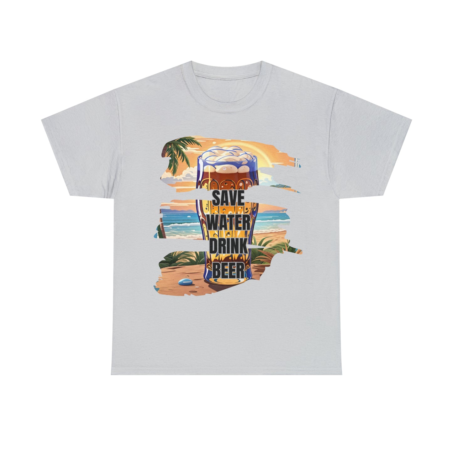 Camiseta unisex de algodón pesado - Vaso de cerveza