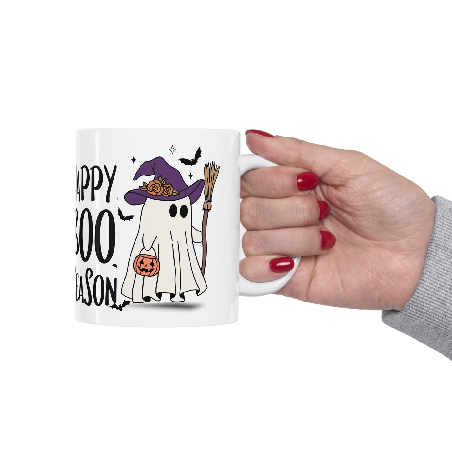 Taza de Cerámica 11oz - Halloween - Pequeño Fantasma - 21