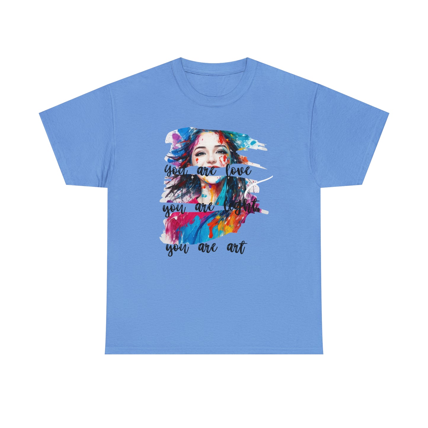 Camiseta unisex de algodón pesado - Amor y libertad - 03