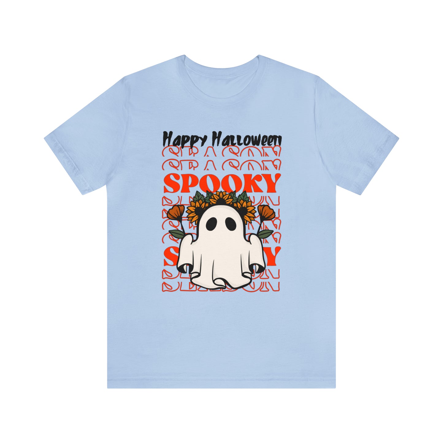 Camiseta de manga corta Unisex Jersey - Halloween - Pequeño Fantasma - 11