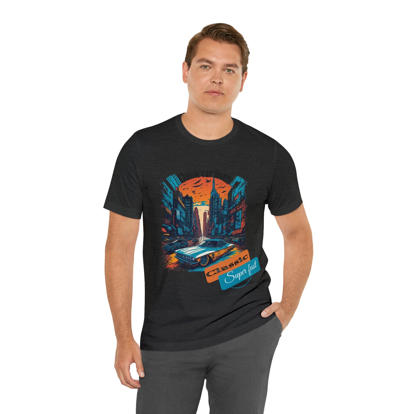 Camiseta Jersey Manga Corta - Coche Clásico - 01
