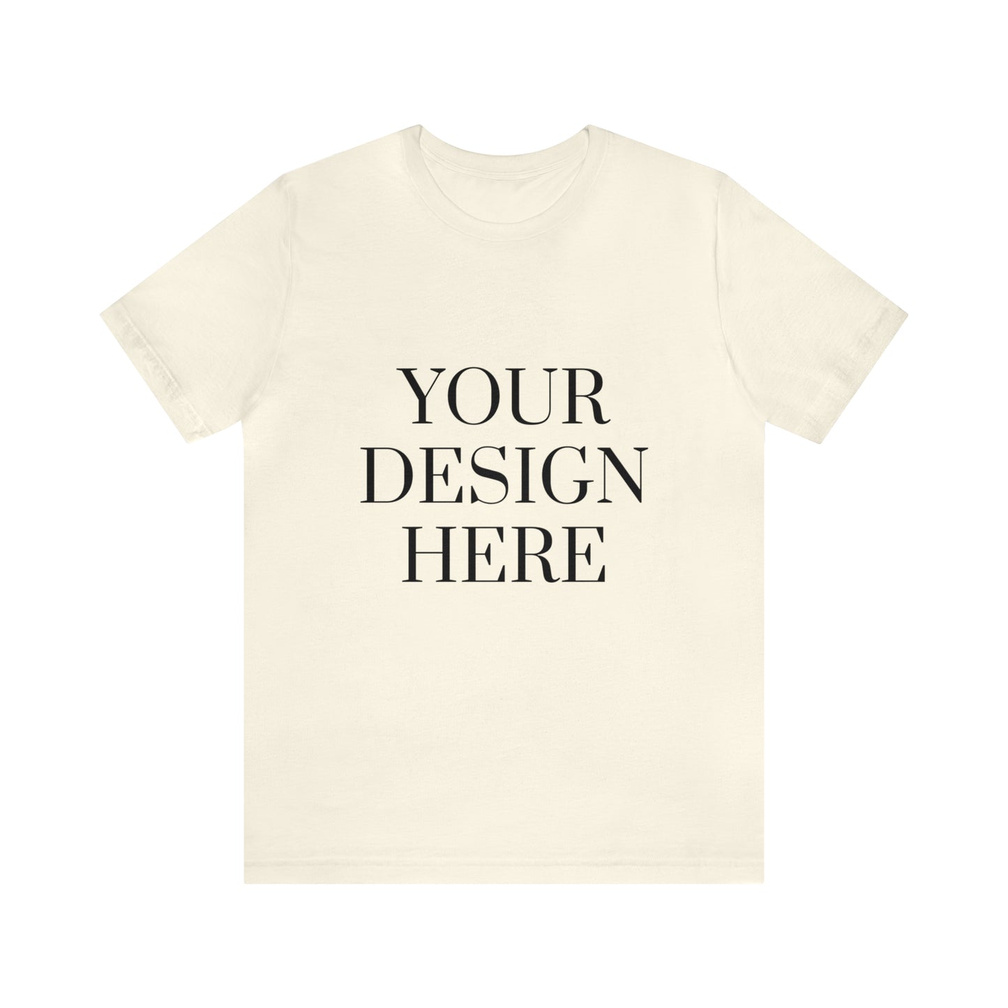 Camiseta de manga corta unisex Jersey - Personalizada - Tu diseño aquí - 01