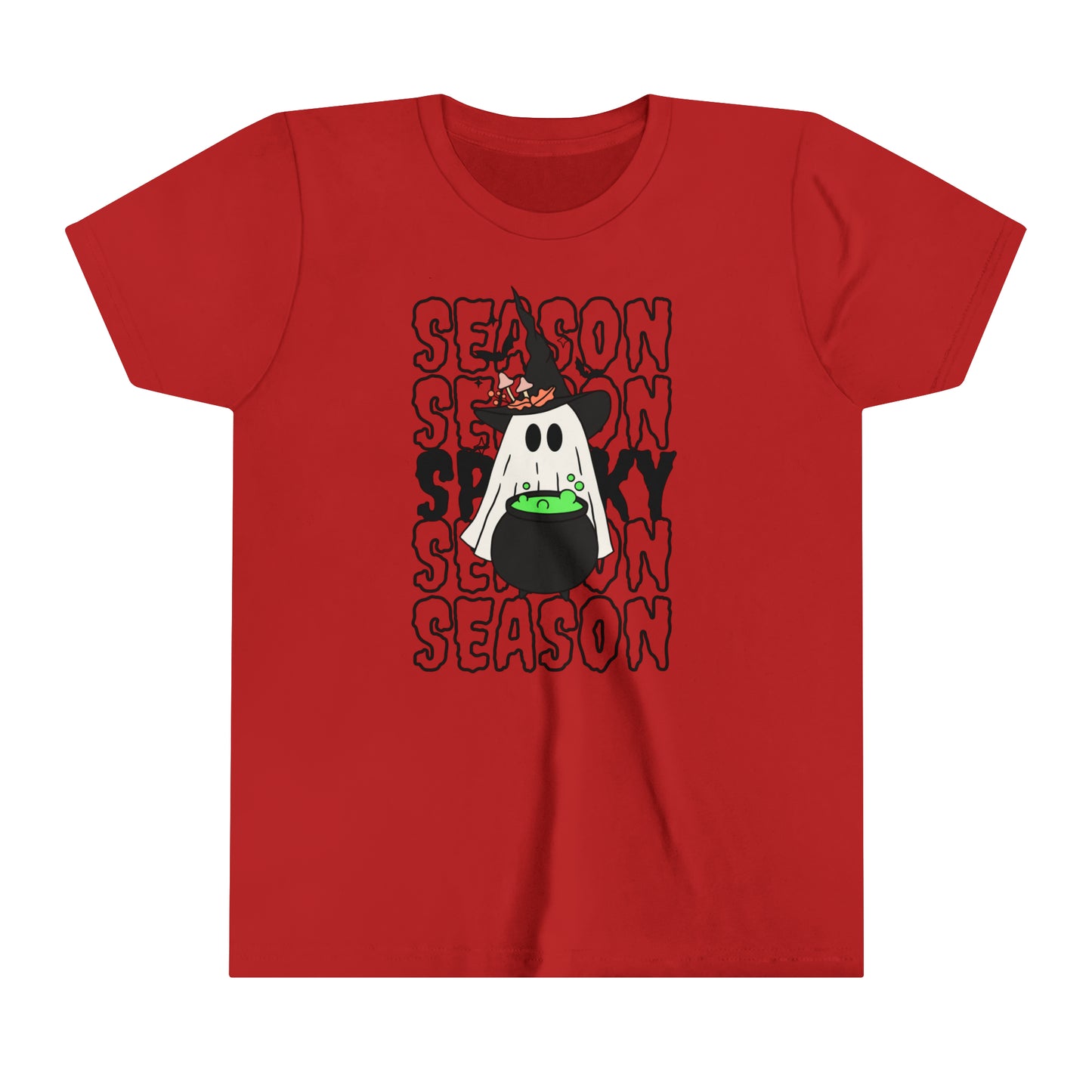 T-shirt à manches courtes pour jeunes - Halloween - Petit Fantôme - 14
