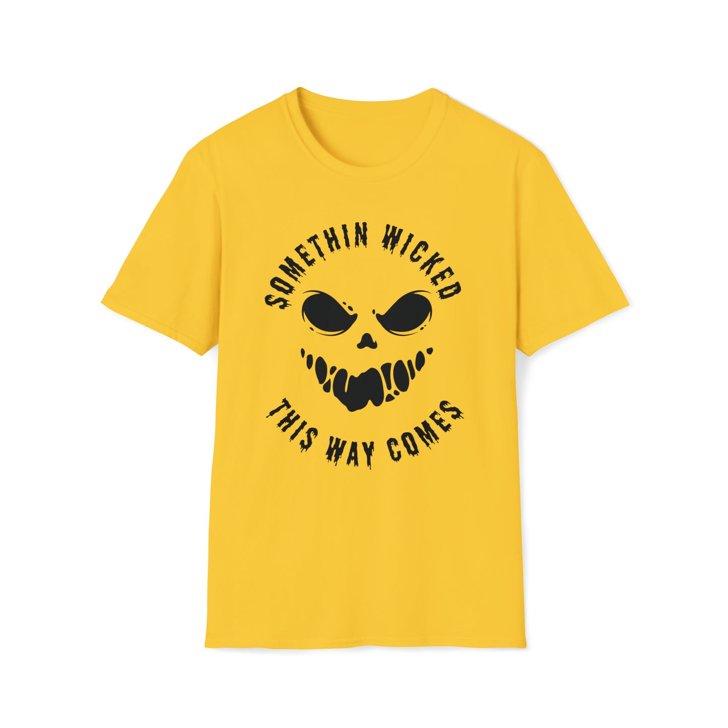 Camiseta Softstyle unisex - Halloween - Algo malvado - 02