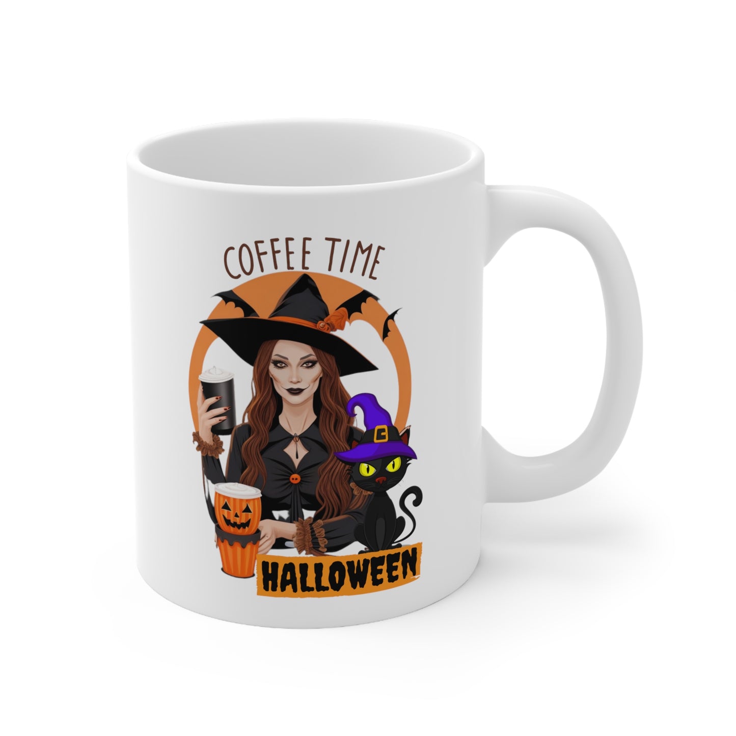 Mug en céramique 11oz - Sorcière d'Halloween - 02