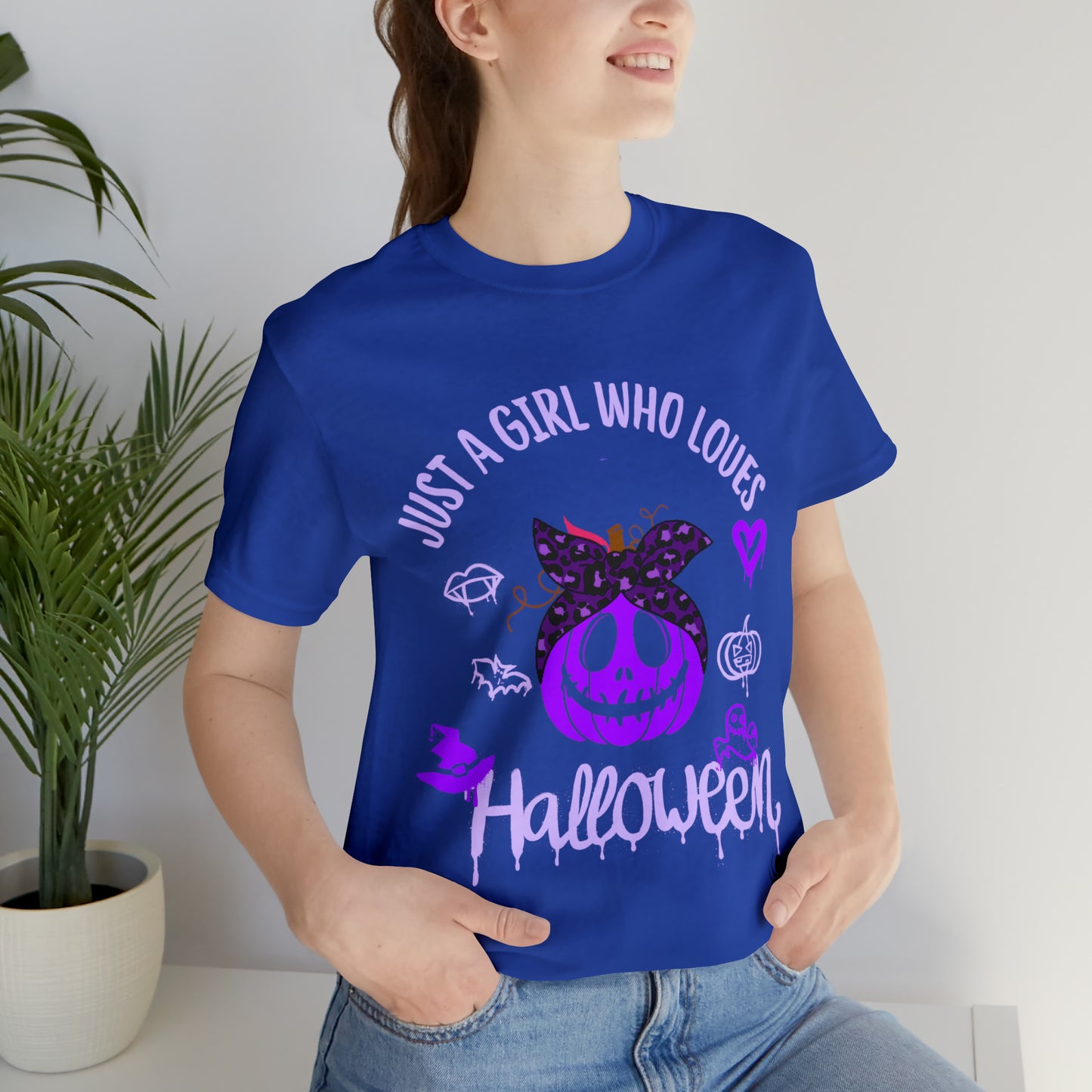 Camiseta de manga corta Unisex Jersey - Halloween - Sólo una niña - 02