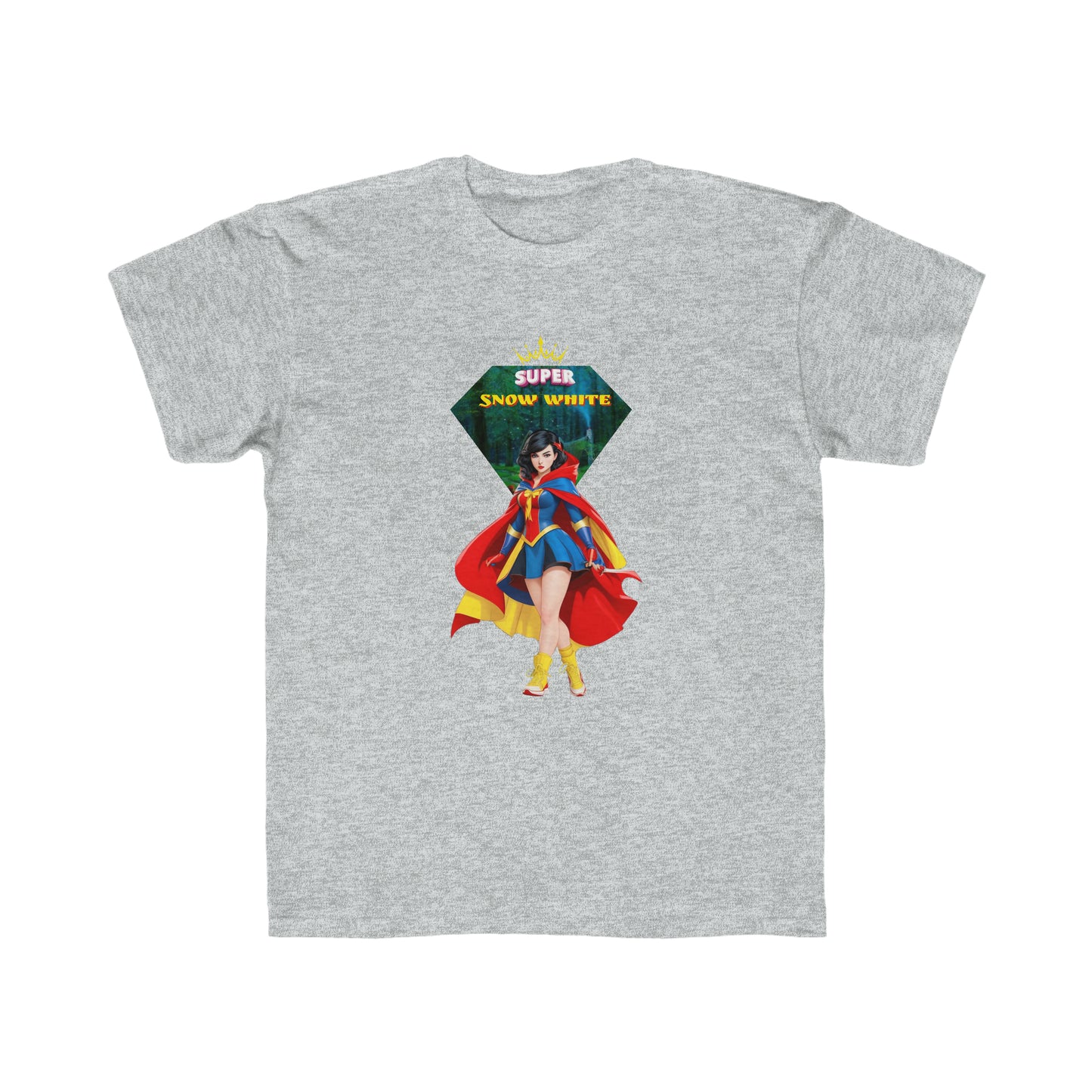 Camiseta de corte regular para niños - Princesas Heroína Blancanieves - 06