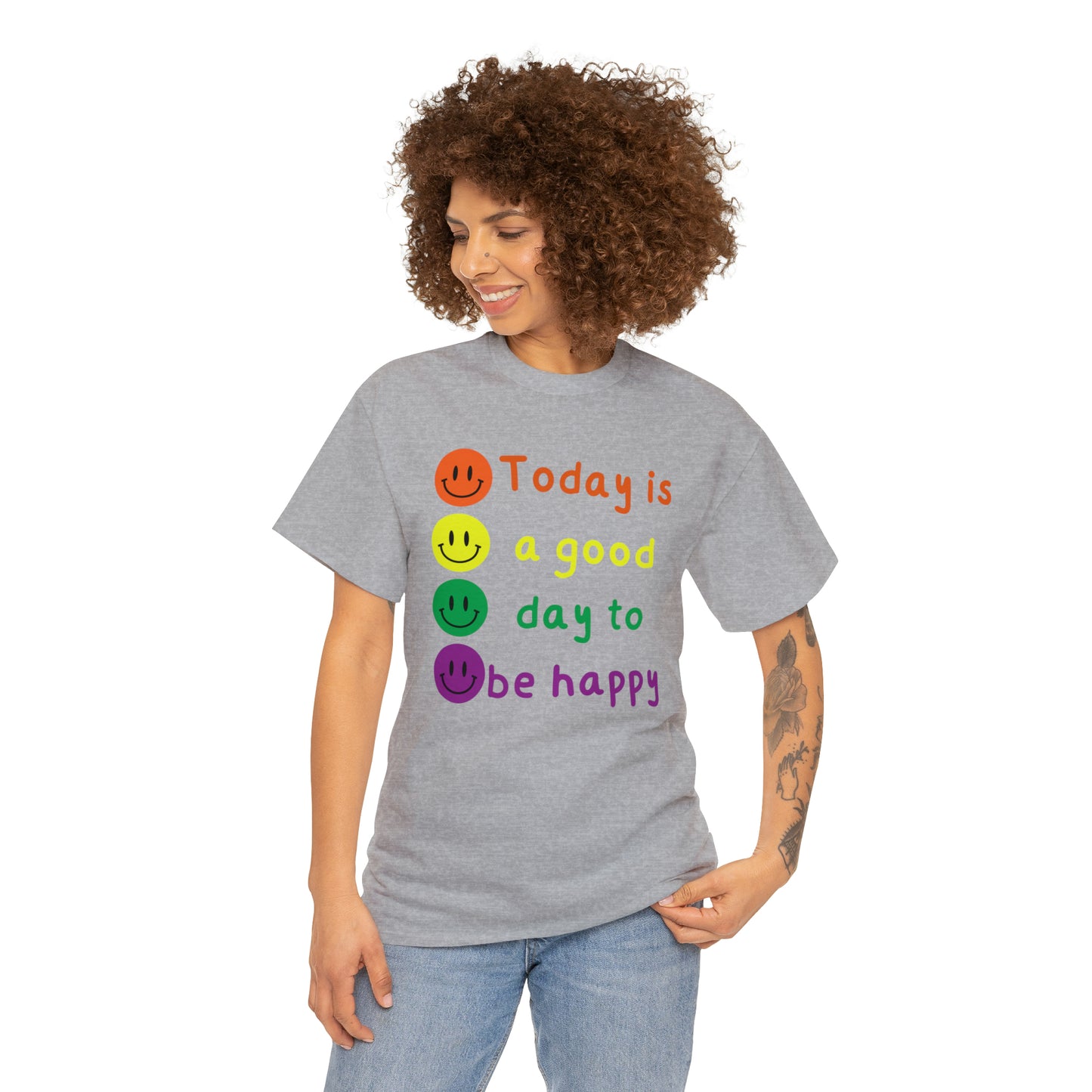 Camiseta unisex de algodón pesado - Amor y libertad - 07