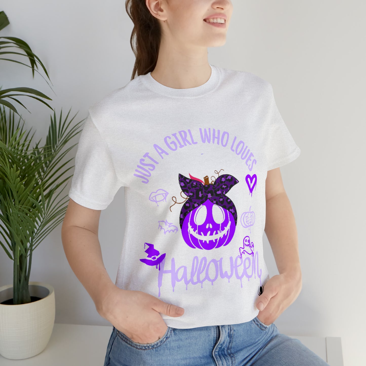 Camiseta de manga corta Unisex Jersey - Halloween - Sólo una niña - 02