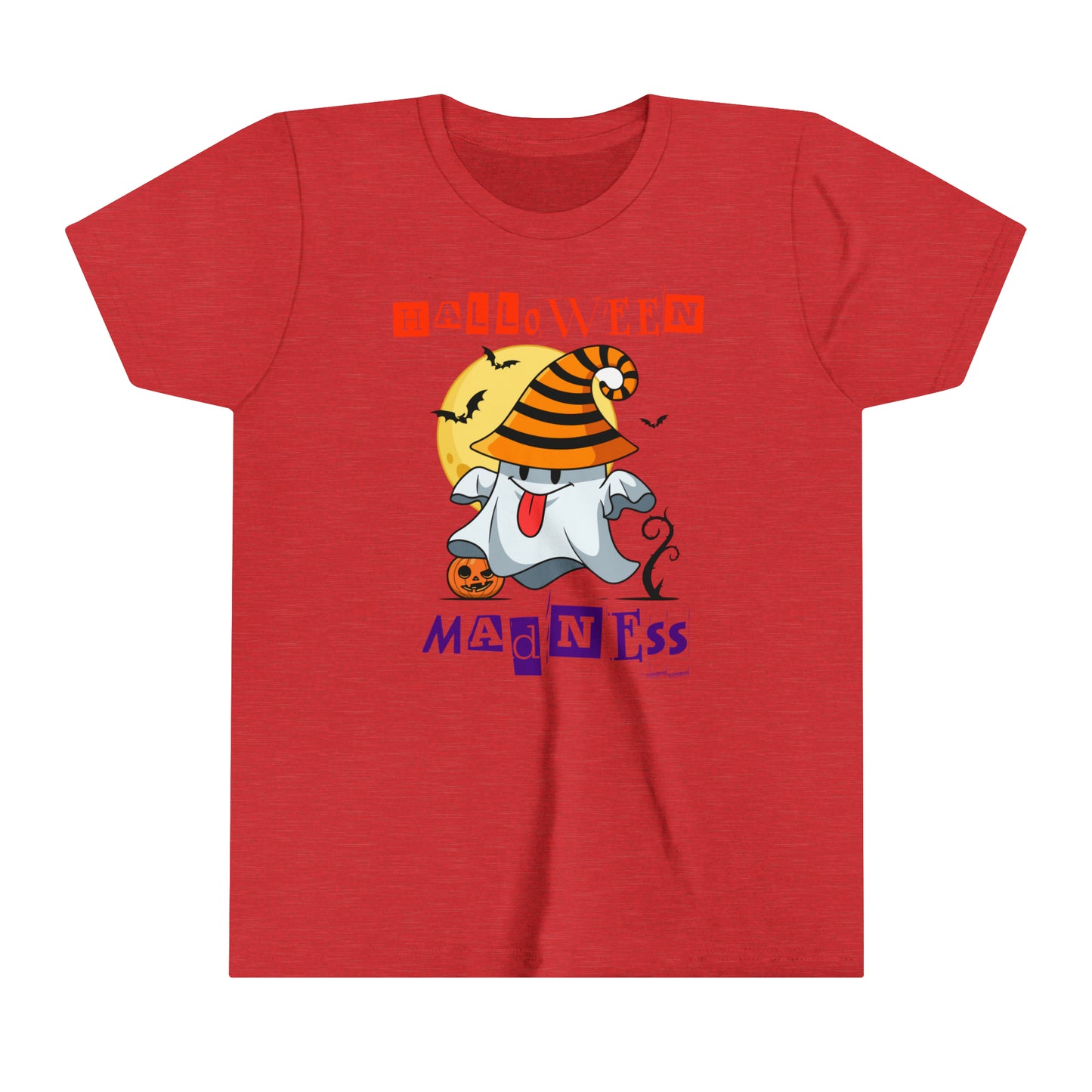 T-shirt à manches courtes pour jeunes - Halloween - Petit Fantôme - 04