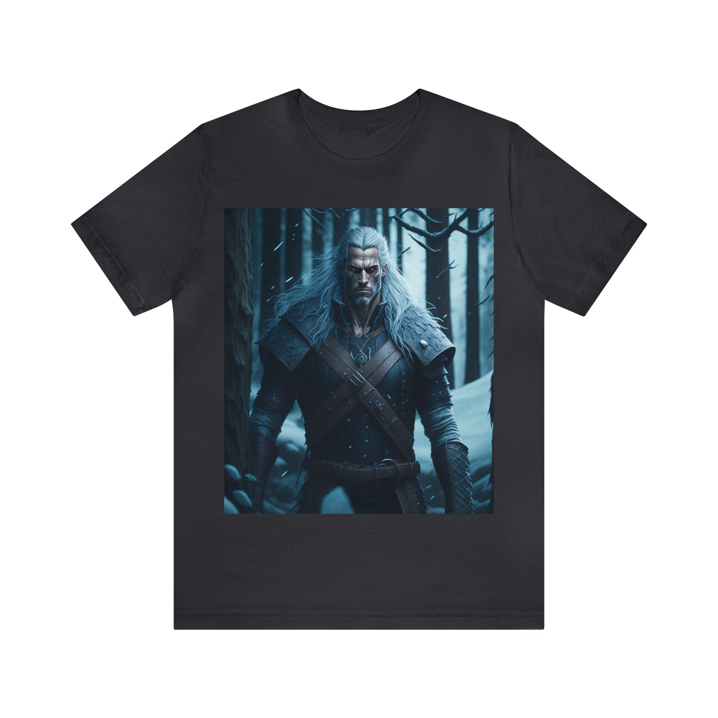 Camiseta de manga corta Unisex Jersey - Halloween Witch man AI - 01