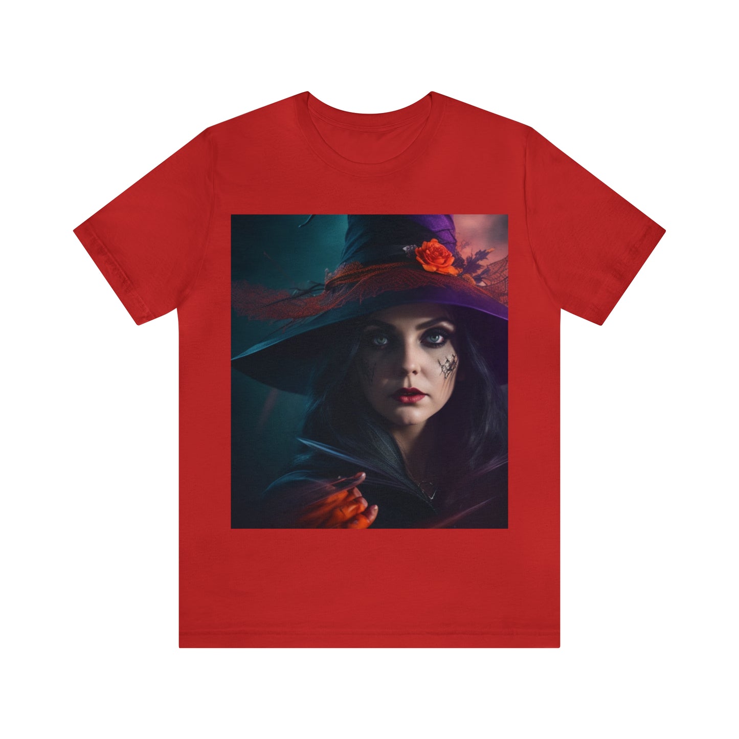 Camiseta de manga corta unisex Jersey - Halloween Witch AI - 06
