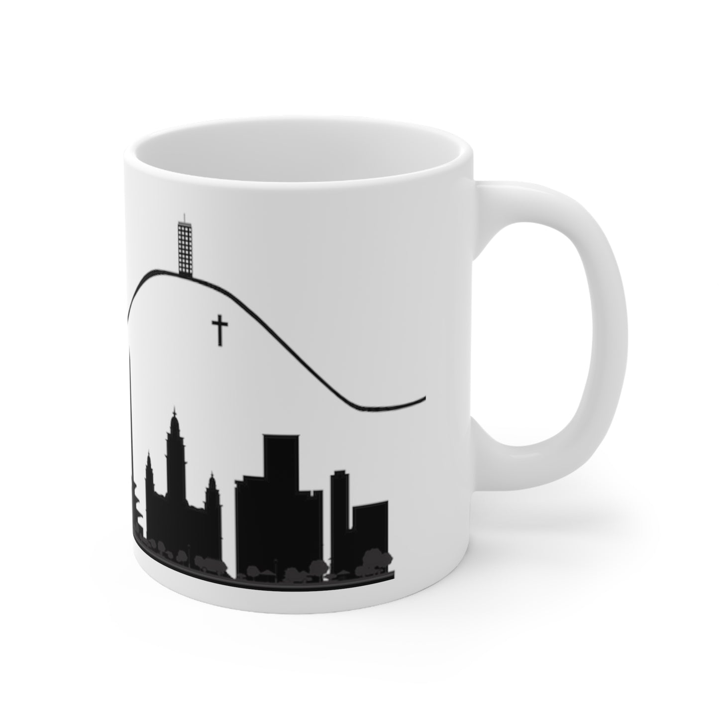 Taza de Cerámica 11 oz - Silueta de Caracas