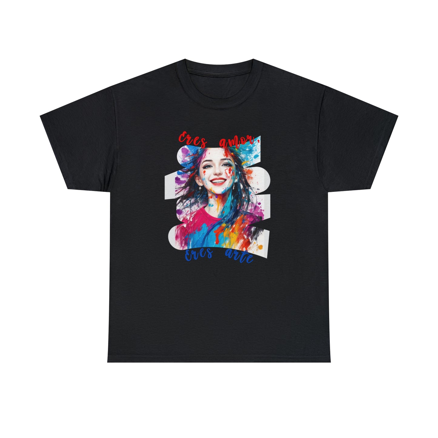 Camiseta unisex de algodón pesado - Amor y libertad - 05