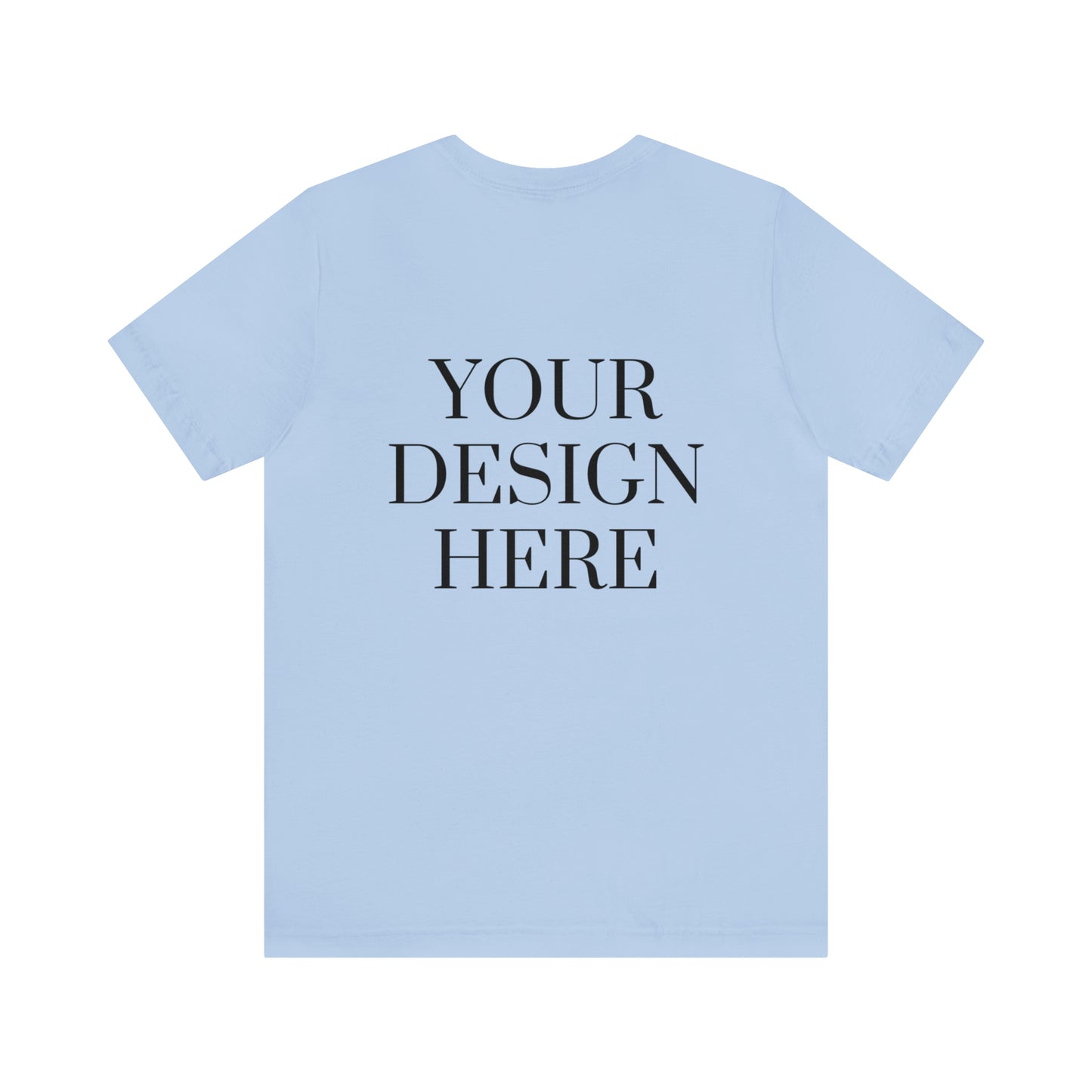 Camiseta de manga corta unisex Jersey - Personalizada - Tu diseño aquí - 01