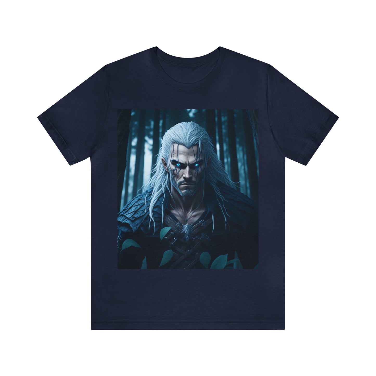 Camiseta de manga corta Unisex Jersey - Halloween Witch man AI - 02