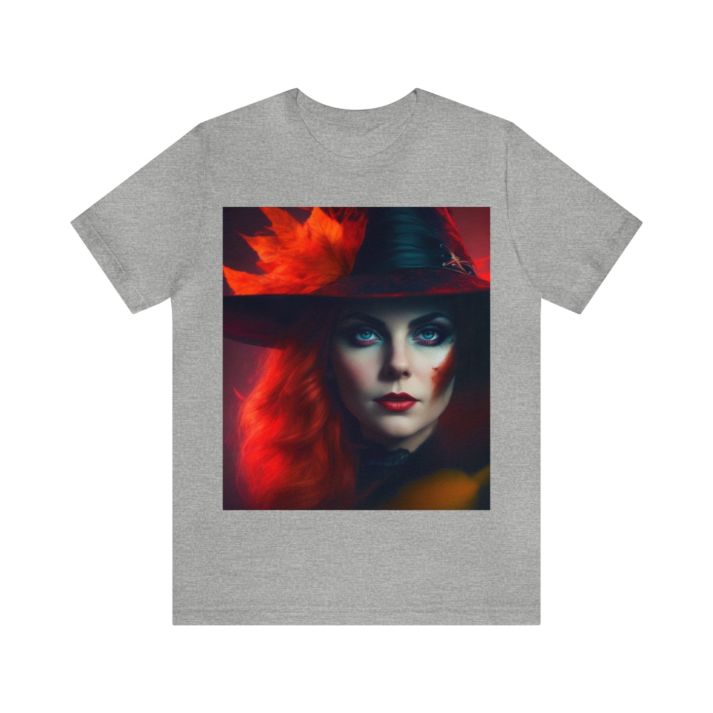 Camiseta de manga corta unisex Jersey - Halloween Witch AI - 03