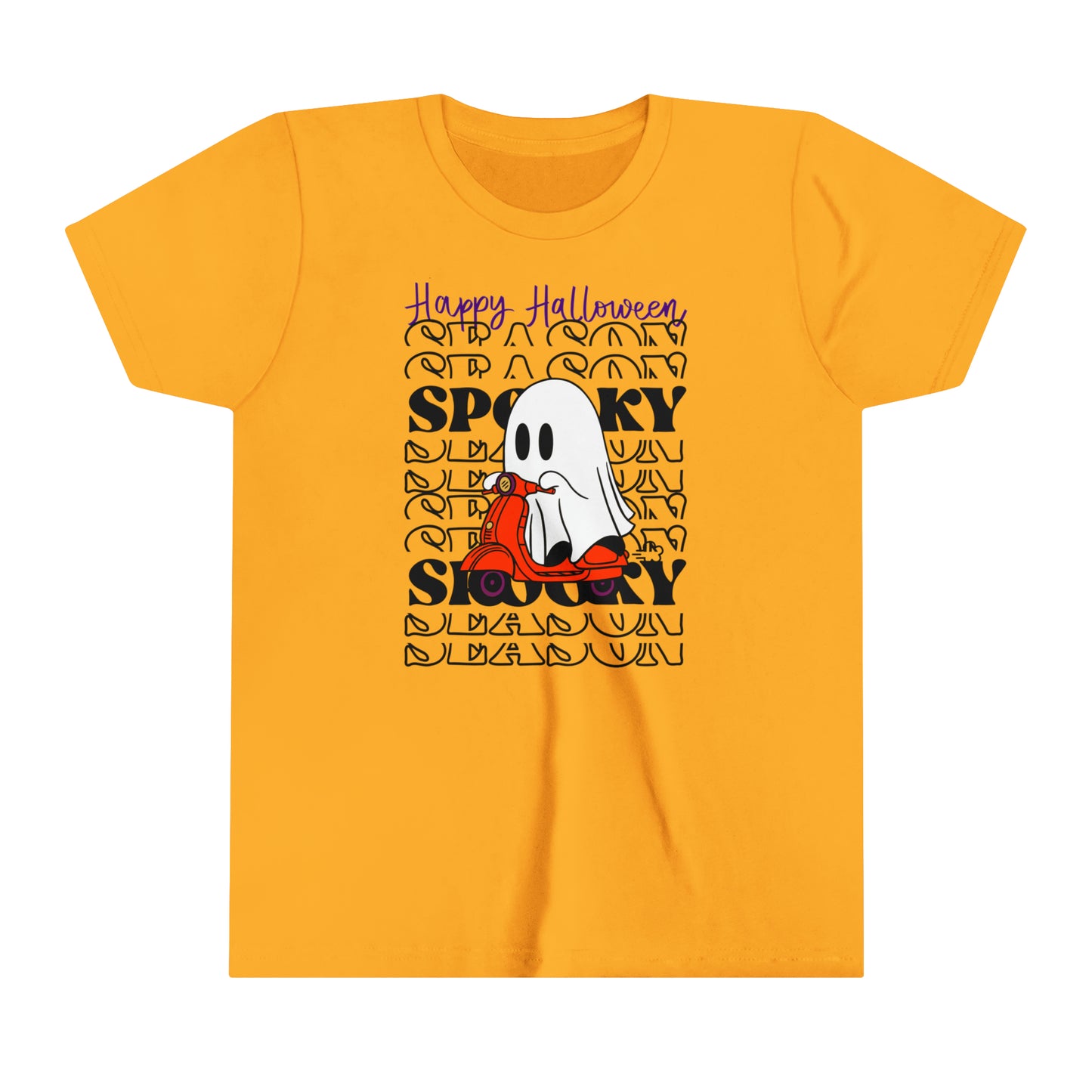 T-shirt à manches courtes pour jeunes - Halloween - Petit Fantôme - 09