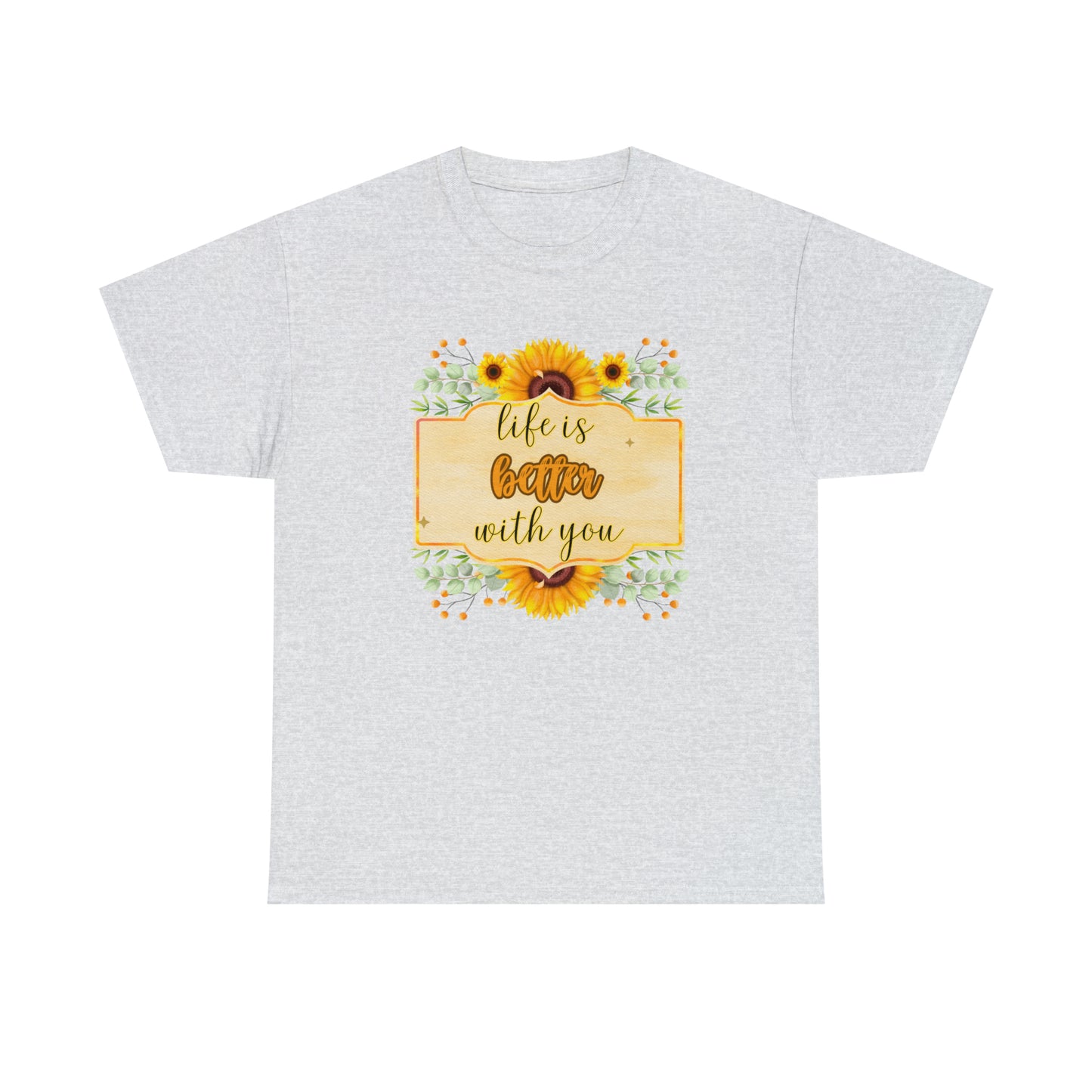 Camiseta unisex de algodón pesado - Amor y libertad - 08