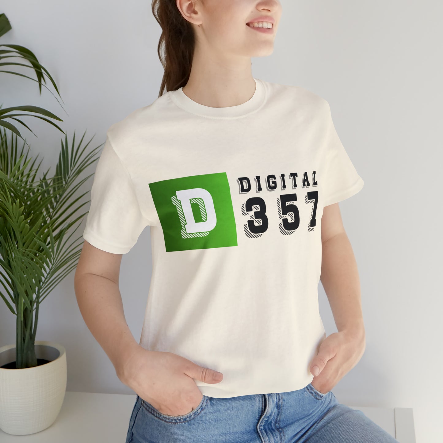 Camiseta de manga corta de jersey unisex - Nuestra marca - 01