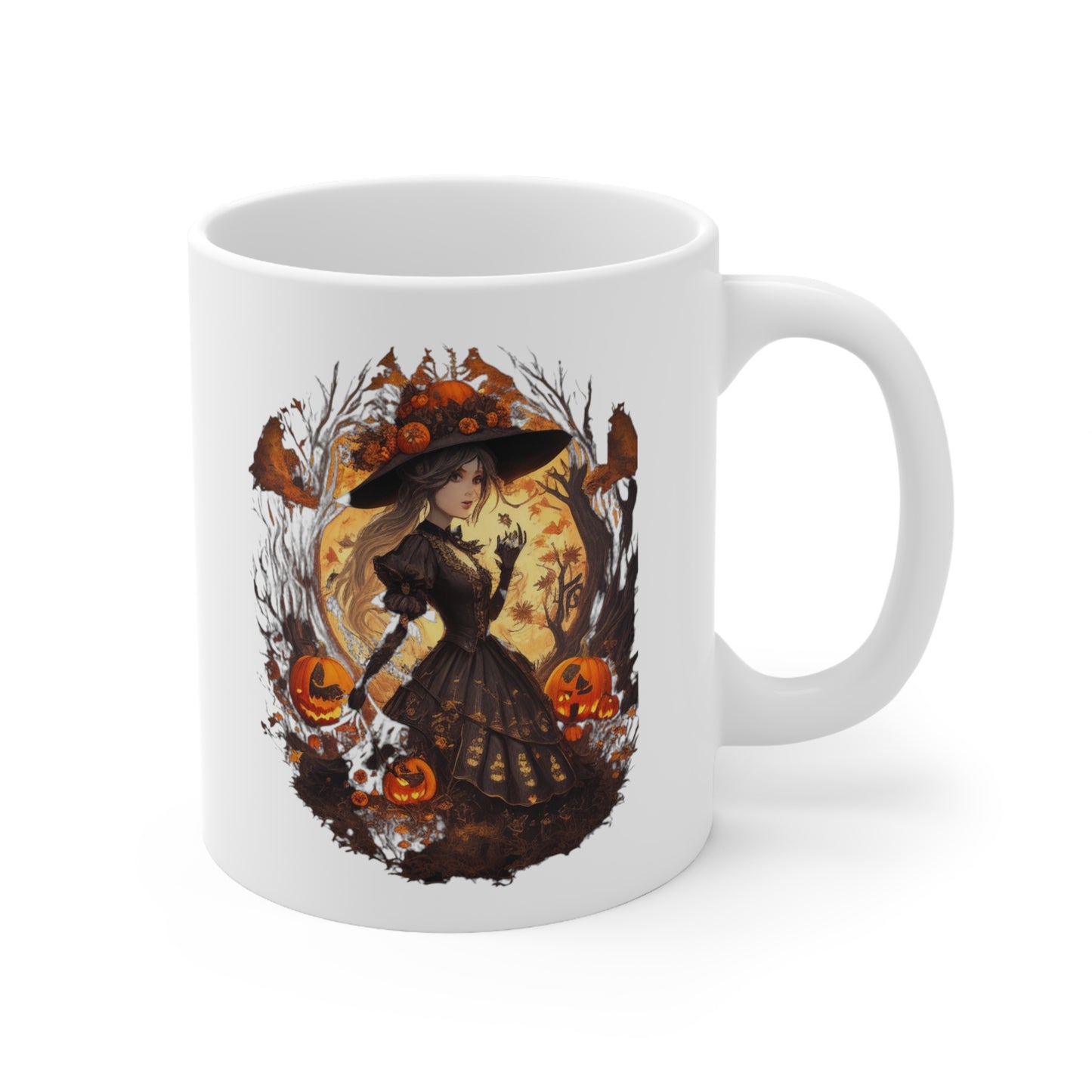 Mug en céramique 11oz - Halloween - Miss sorcière - 02