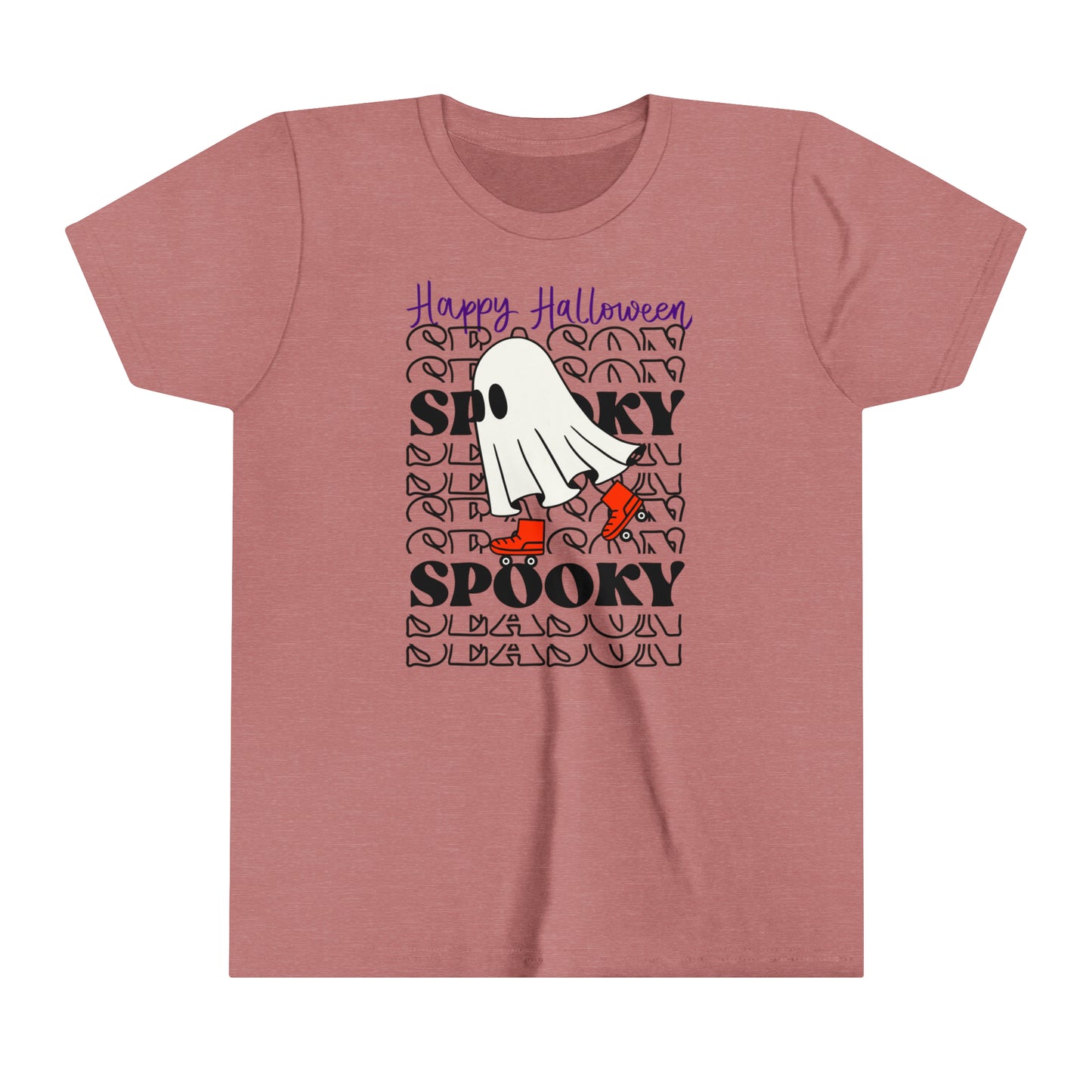 T-shirt à manches courtes pour jeunes - Halloween - Petit Fantôme - 10