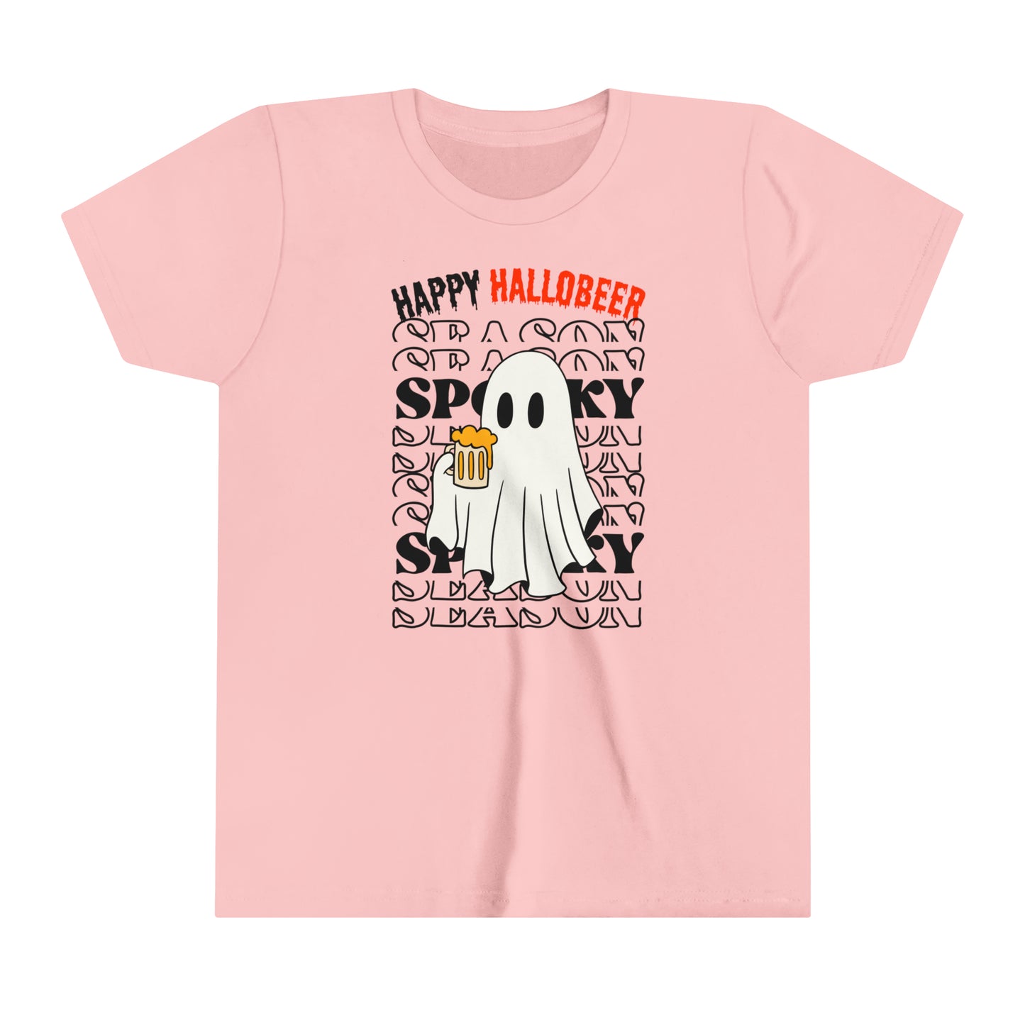 T-shirt à manches courtes pour jeunes - Halloween - Petit Fantôme - 01