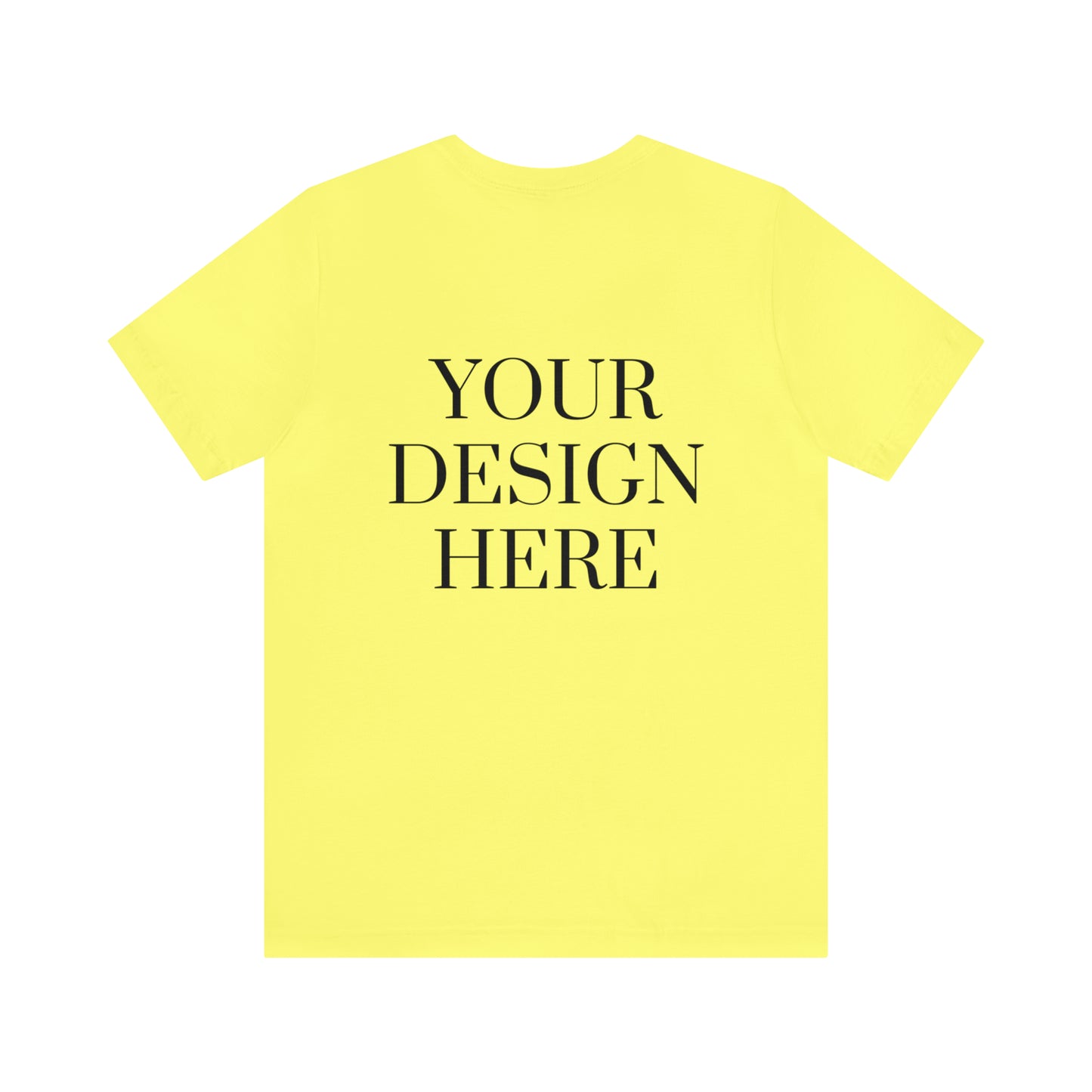 Camiseta de manga corta unisex Jersey - Personalizada - Tu diseño aquí - 01
