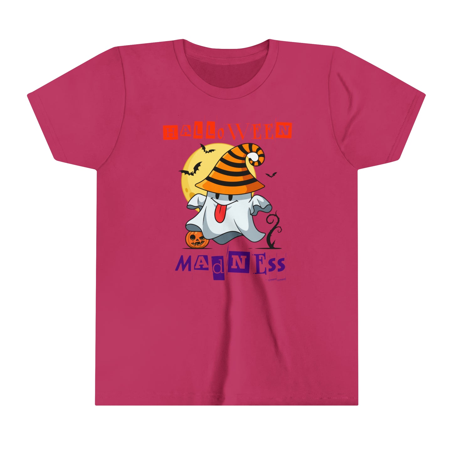 T-shirt à manches courtes pour jeunes - Halloween - Petit Fantôme - 04