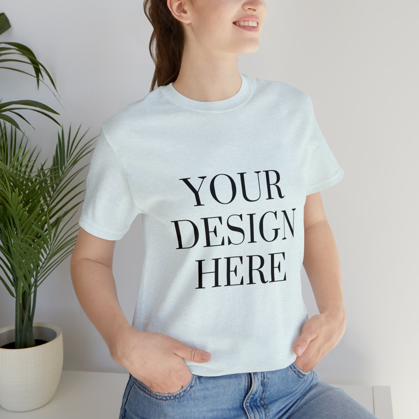Camiseta de manga corta unisex Jersey - Personalizada - Tu diseño aquí - 01
