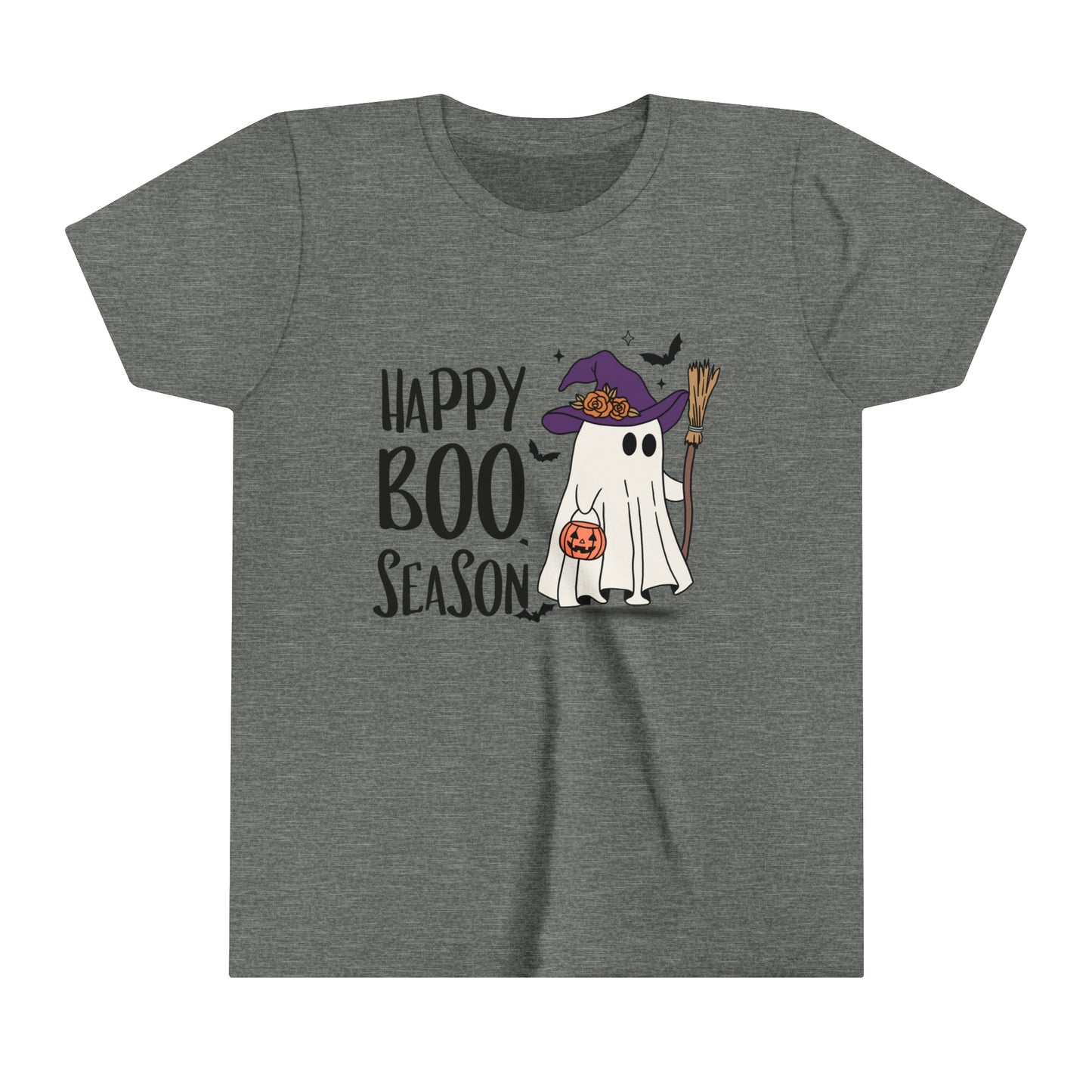 T-shirt à manches courtes pour jeunes - Halloween - Petit Fantôme - 21