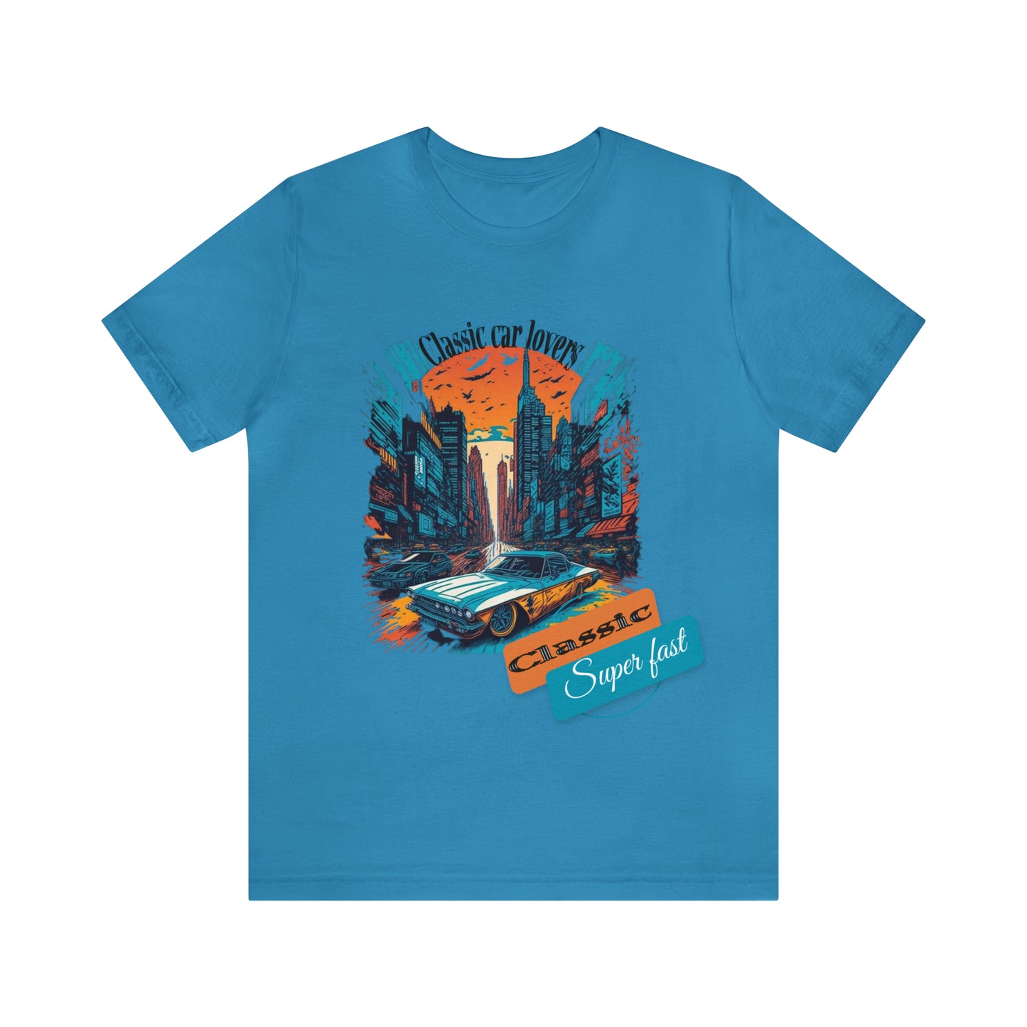 Camiseta Jersey Manga Corta - Coche Clásico - 01