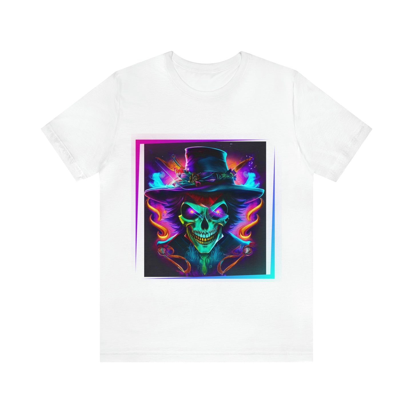 Camiseta de manga corta unisex Jersey - Calaveras de brujas de Halloween - 01