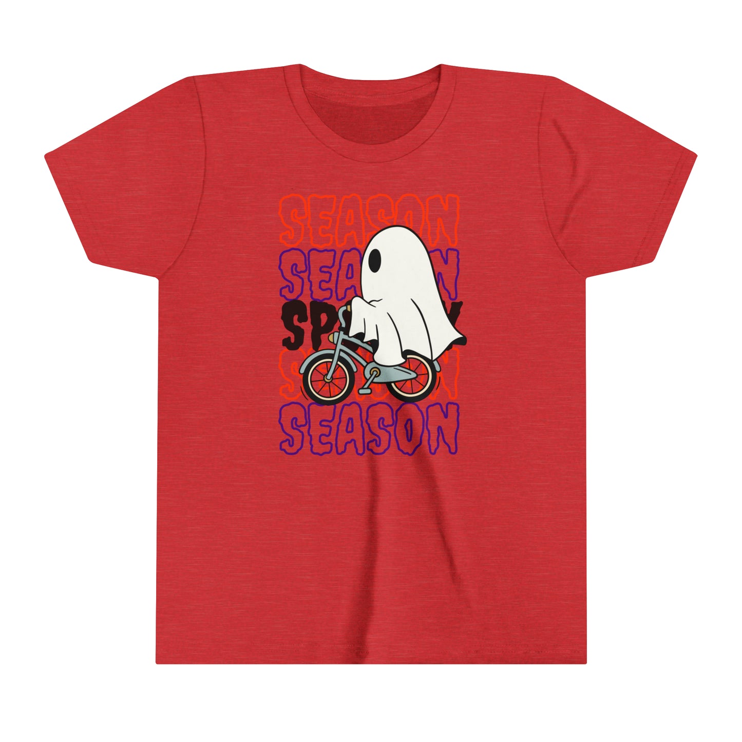 T-shirt à manches courtes pour jeunes - Halloween - Petit Fantôme - 18