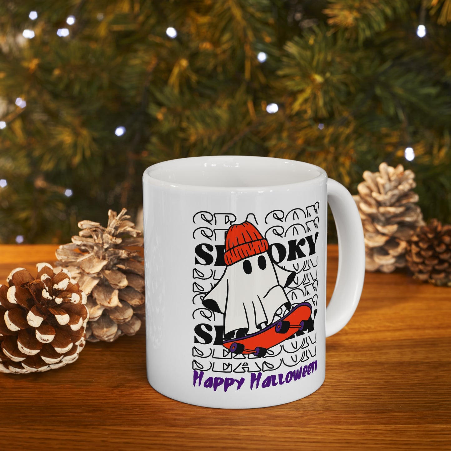 Taza de Cerámica 11oz - Halloween - Pequeño Fantasma - 02