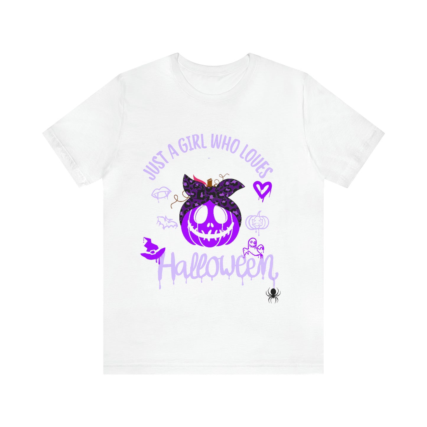 Unisex Jersey Short Sleeve Tee - Halloween - Just a Girl - 02