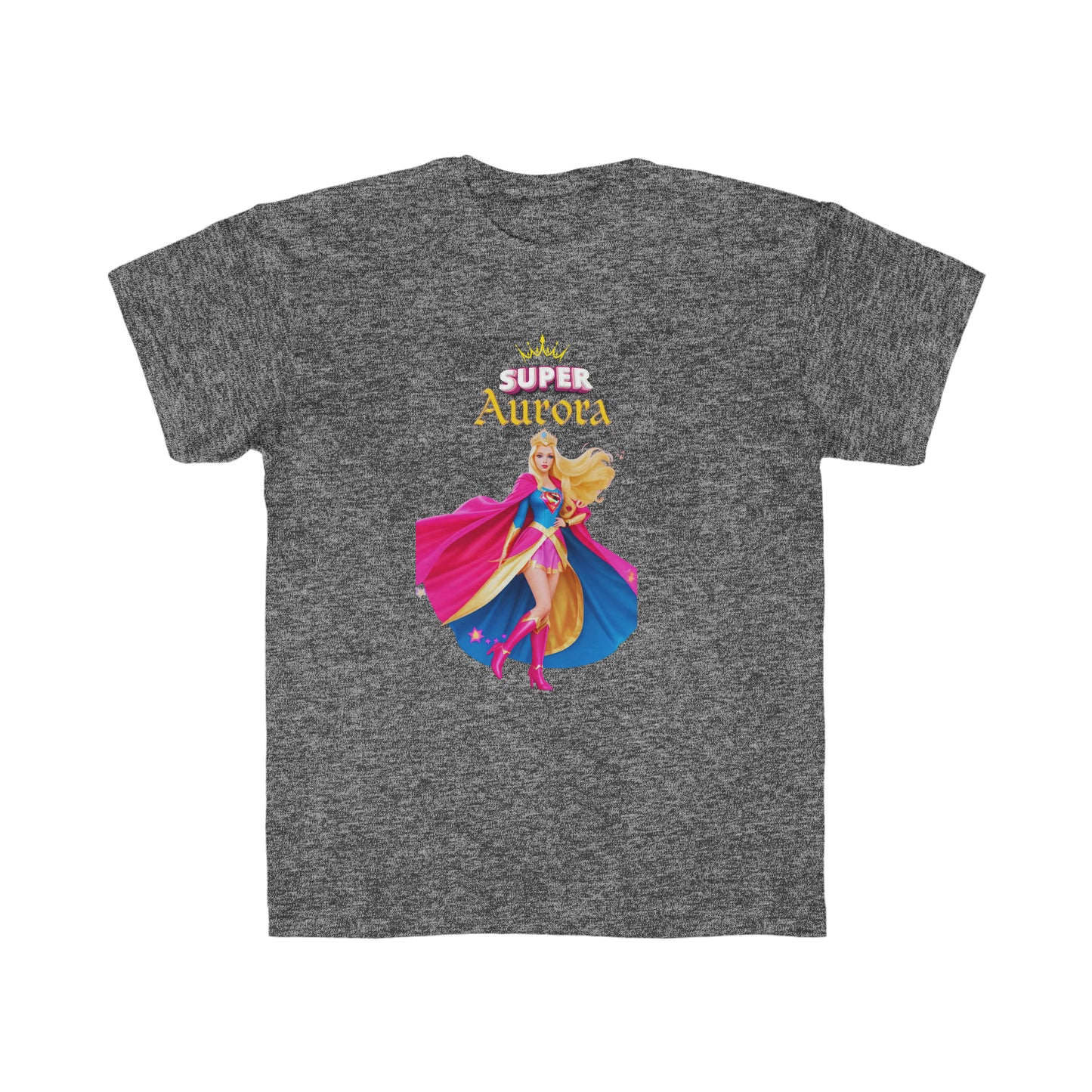 Camiseta de corte regular para niños - Princesas Heroína Aurora - 02