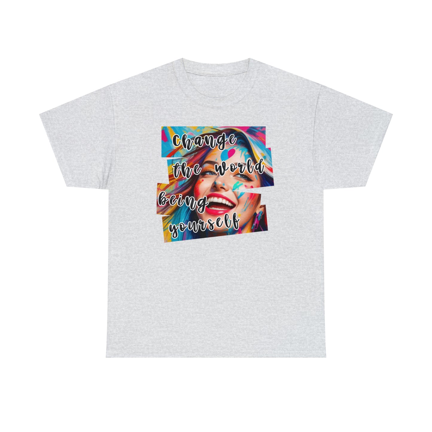 Camiseta unisex de algodón pesado - Amor y libertad - 02