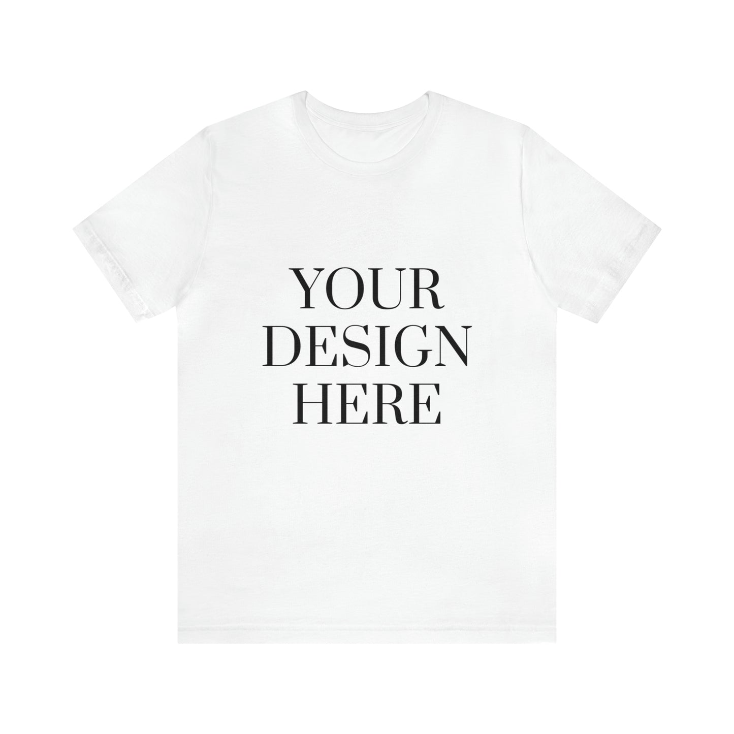 Camiseta de manga corta unisex Jersey - Personalizada - Tu diseño aquí - 01