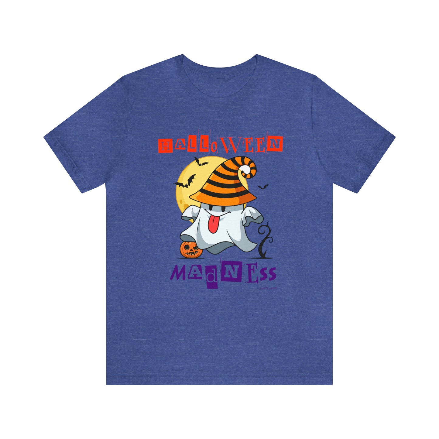 Camiseta de manga corta de jersey unisex - Halloween - Pequeño fantasma - 04
