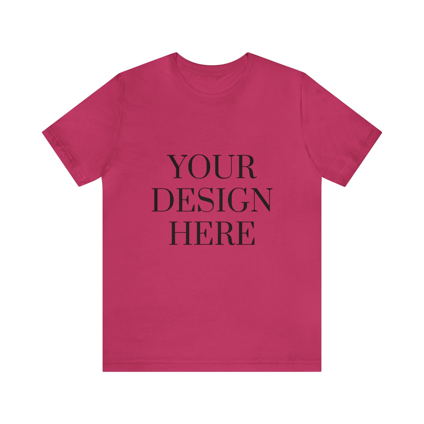 Camiseta de manga corta unisex Jersey - Personalizada - Tu diseño aquí - 01