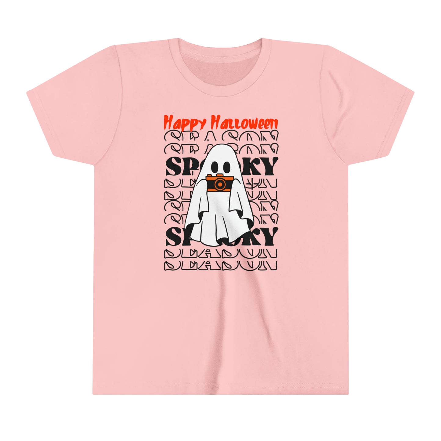 T-shirt à manches courtes pour jeunes - Halloween - Petit Fantôme - 08