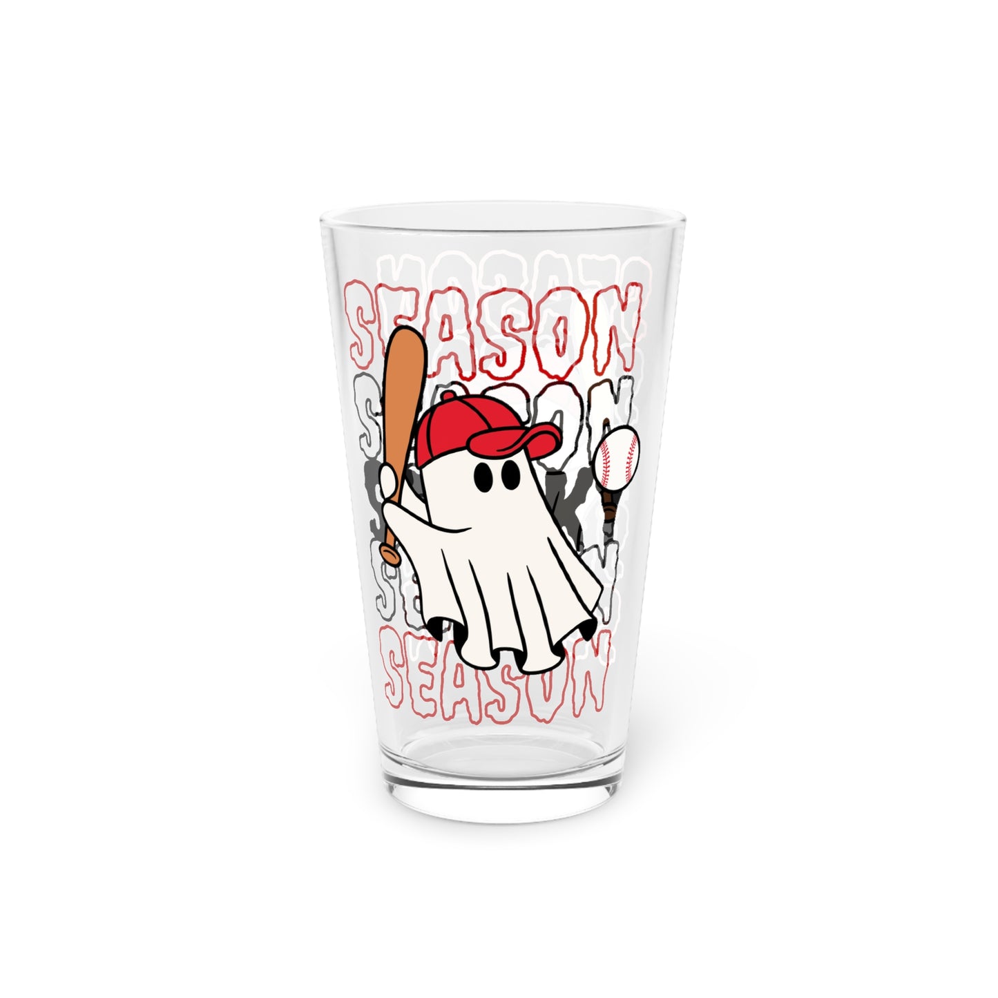 Vaso de pinta, 16 oz - Halloween - Pequeño fantasma - 19